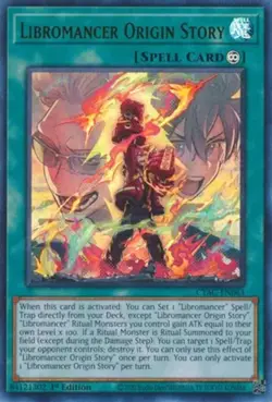 Yugioh! Libromancer Origin Story - CYAC-EN063 - Ultra Rare - 1st Edition Near Mi - Image 1