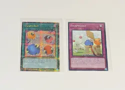 Yu-Gi-Oh! Scapegoat MP24-EN008 Quarter Century Rare (NM) + Escapegoat MP24-EN400 - Image 1