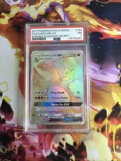 Pokemon TCG Charizard GX Holo Card Burning Shadows 150/147 Secret Rare - Image 1