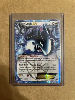 Lugia EX 108/135 Plasma Storm Ultra Rare Holo Pokemon Card - Moderately Played - Image 1