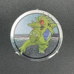 Tyranitar Pokemon Paper Ginpika Medal Card Nintendo Japanese Rare TCG S206-76 - Image 3