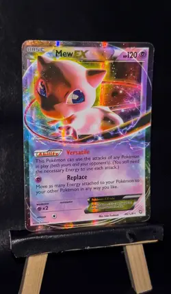 Pokemon TCG Mew-EX Holo Rare Card Dragons Exalted, Card 46/124 - Image 1