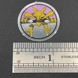 Alakazam Pokemon Paper Ginpika Medal Card Nintendo Japanese Rare TCG S206-75 - Image 2