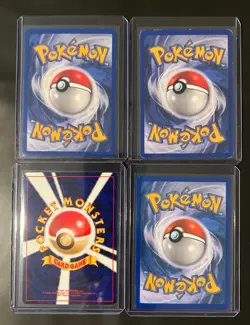 Pokemon Entei No. 244 Holo Rare Japanese Neo Revelation - 4 card lot - Image 2