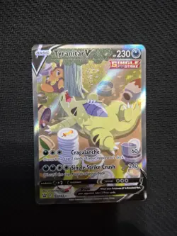 Tyranitar V (Alternate Full Art) 155/163 Swsh05: Battle Styles Holo perfect card - Image 2