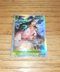 Kouzuki Momonosuke OP06-107 English SR Wings of the Captain One Piece Card Game - Image 1