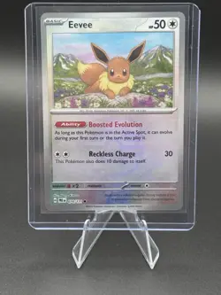 2025 Pokemon Card Eevee Master Ball Pattern 074/131 Prismatic Evolutions Holo - Image 1