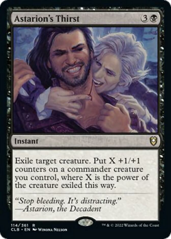 Astarion's Thirst Commander Legends: Battle for Baldur's Gate PLD CARD ABUGames - Image 1