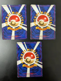 Hitmonchan Kabutops Mr. Mime Pokemon Card Japanese Base Set Swirl MP US SELLER - Image 3