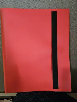 360 Card Pocket Binder Elastic, 9-Pocket Trading Cards Album Folder Red - Image 1