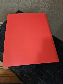 360 Card Pocket Binder Elastic, 9-Pocket Trading Cards Album Folder Red - Image 2