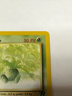 2000 1st Ed French ODDISH Mystherbe 63/82 LP Team Rocket Wizards Pokemon Card - Image 3