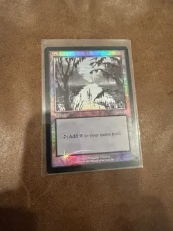 Arena Magic: The Gathering Swamp (Ice Age) Foil Card MTG - Image 1