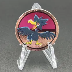 Murkrow Pokemon Paper Ginpika Medal Card Nintendo Japanese Rare TCG S206-73 - Image 1