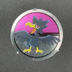 Murkrow Pokemon Paper Ginpika Medal Card Nintendo Japanese Rare TCG S206-73 - Image 3