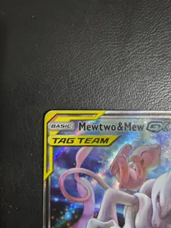 Pokemon TCG Mewtwo & Mew GX Tag Team Holo Card - Image 4