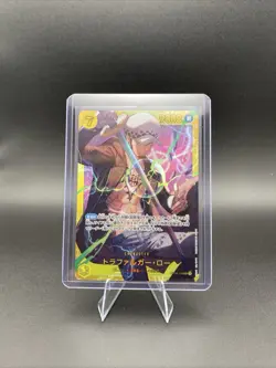 One Piece CCG Trafalgar Law Royal Blood Foil Card OP10-119 - Image 1