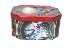 Pokemon Trading Card Game Storage Box Tin Metal Case Salamencel Empty No Cards - Image 2