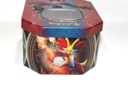 Pokemon Trading Card Game Storage Box Tin Metal Case Salamencel Empty No Cards - Image 3