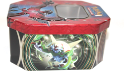 Pokemon Trading Card Game Storage Box Tin Metal Case Salamencel Empty No Cards - Image 4