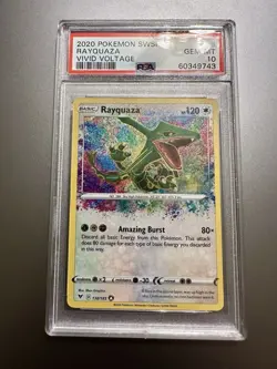 Pokemon Rayquaza PSA 10 Amazing Rare Card 138/185 Vivid Voltage - Image 3