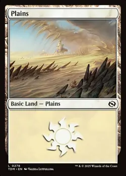 x1 Plains (0278) - Tarkir: Dragonstorm - NM - MTG - Image 1