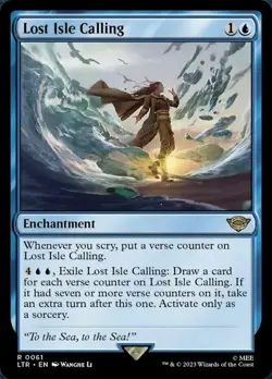 x1 Lost Isle Calling - Lord of the Rings - NM - MTG - Image 1