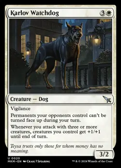 x1 Karlov Watchdog - Murders at Karlov Manor - NM - MTG - Image 1