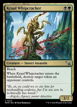 x1 Kraul Whipcracker (a) - Murders at Karlov Manor - NM - MTG - Image 1