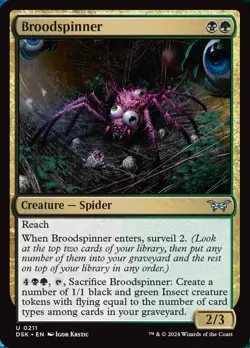 x1 Broodspinner - Duskmourn: House of Horror - NM - MTG - Image 1
