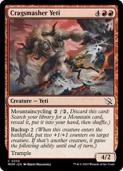 x1 Cragsmasher Yeti - March of the Machines - NM - MTG - Image 1