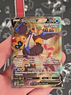 Empoleon V Full Art - Pokemon Sword & Shield - Battle Styles 146/163 NM - Image 1