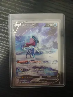 POKEMON SUICUNE V GG38/GG70 CROWN ZENITH GALARIAN GALLERY ULTRA RARE HOLO - Image 1