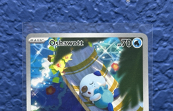 Pokemon TCG - S&V - White Flare - Oshawott 105/086 - Illustration Rare - NM - Image 3