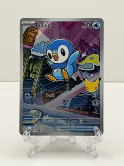 🔥Pokemon TCG-Piplup-042-Me: Mega Evolution-Promo-Holo-M/NM!🔥 - Image 1