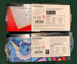 NEW Pokemon TCG Pikachu Celebrations & Eevee Treasure Chest Lunchbox Tin Lot (2) - Image 4