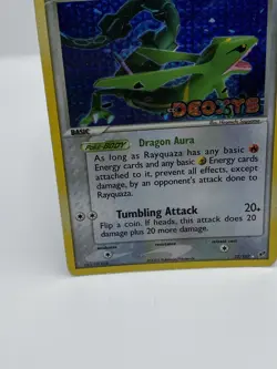 Pokemon Rayquaza EX Deoxys 22/107 Reverse Holo Rare Stamped HP/DAMAGE - Image 5