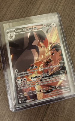 Pokemon TCG Larry’s Staraptor 249/217 Illustration Rare Ascended Heroes - Image 1