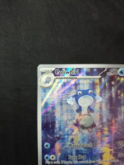 Pokemon TCG Poliwhirl 176/165 Scarlet & Violet 151 Illustration Rare NM - Image 3