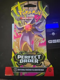 VERY HEAVY!! GOD PACKU SIRU 32.01g Pokemon Perfect Order Sleeved Booster Pack - Image 1