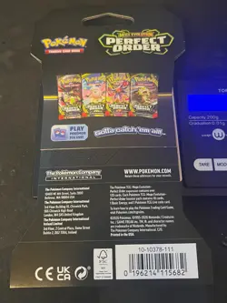 VERY HEAVY!! GOD PACKU SIRU 32.01g Pokemon Perfect Order Sleeved Booster Pack - Image 2