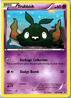 Trubbish Noble Victories 48/101 2011 Common Moderately Played - Image 1