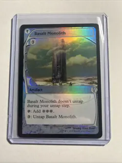 Basalt Monolith (Future Sight) - Mystery Booster 2 Foil MTG Plus 2 Bonus Rares!! - Image 1
