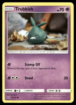 Trubbish 50/145 Common Guardians Rising Pokemon Lightly Played - Image 1