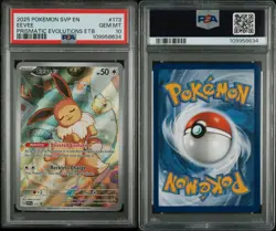 Pokemon 2025 SVP Scarlet & Violet Promo Eevee Holo 173 English PSA 10 - Image 3