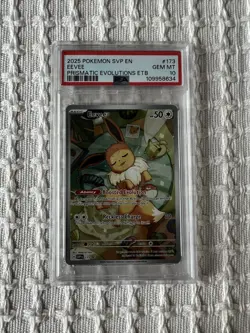 Pokemon 2025 SVP Scarlet & Violet Promo Eevee Holo 173 English PSA 10 - Image 4