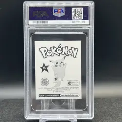 Ash & Pikachu S2 Prism Merlin Graded PSA 9 Pokemon Sticker - Image 4