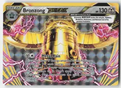 Bronzong BREAK 62/124 Rare BREAK Fates Collide Pokemon NM - Image 1
