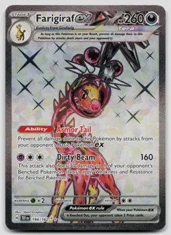 Farigiraf ex 194/162 Temporal Forces Pokemon NM - Image 1