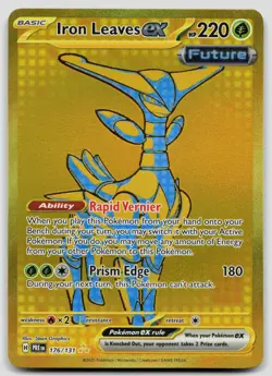 Iron Leaves ex 176/131 Prismatic Evolutions Pokemon NM - Image 1